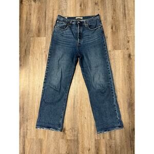 Levi's Premium Women’s Ribcage Straight Ankle Jeans Size 31